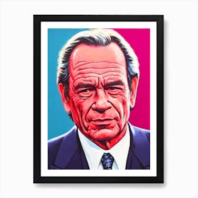 Tommy Lee Jones Pop Movies Art Movies Art Print