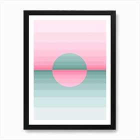 Neon Sunset Art Print