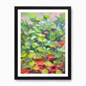 Venus Flytrap Impressionist Painting Poster