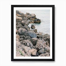 Beach full of Rocks // Ibiza Nature & Travel Photography Art Print