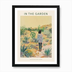 In The Garden Poster Huntington Desert Garden Usa 4 Art Print