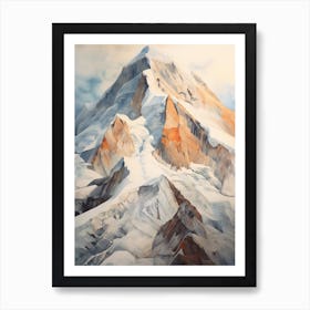 Mount Logan Canada 1 Mountain Painting Art Print