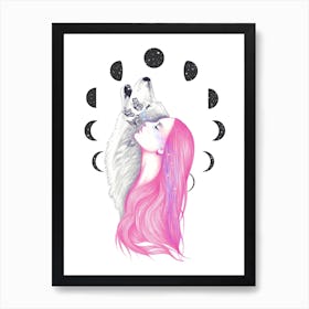 Moon Daze Art Print