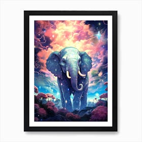 Elephant In The Sky Art Print
