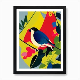 Finch Pop Matisse 2 Bird Art Print