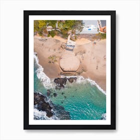 Newport Beach Ocean Pool Art Print