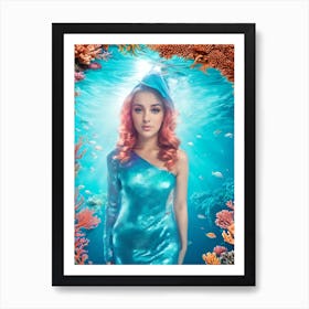 Little Mermaid 1 Art Print