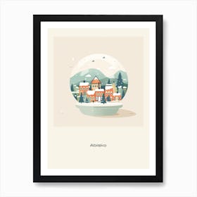 Abisko Sweden Snowglobe Poster Art Print