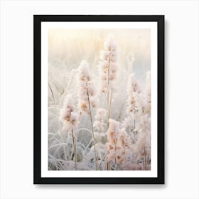 Frosty Botanical Veronica 3 Art Print