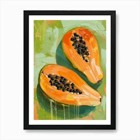 Papaya 6 Art Print