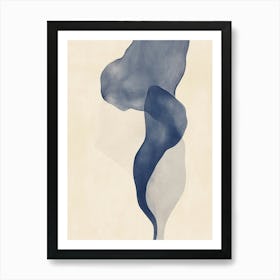 'Blue Smoke' Art Print