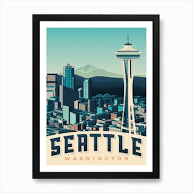 Seattle Space Needle Art Print