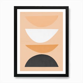 Geometry with circles 6 Art Print