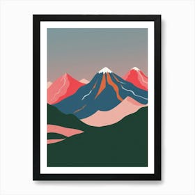 Mountains Art Print