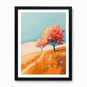 Autumn Trees Canvas Print Art Print