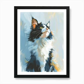 Cat Painting 7 Art Print