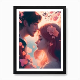 Love Is Like A Flower Art Print