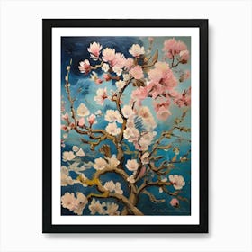 Blossoming Cherry Tree art print 3 Art Print
