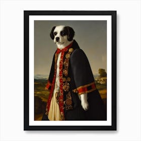 Maltese 2 Renaissance Portrait Oil Painting Poster