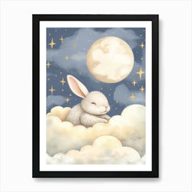 Sleeping Baby Bunny 6 Art Print