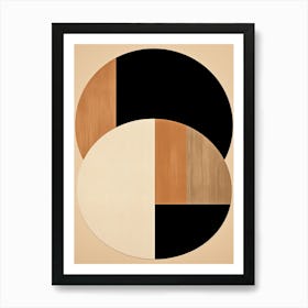 Dreamy Beige Bauhaus Art Print