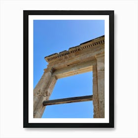 Window Of An Ancient Greek Theater Art Print