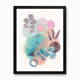 Abstract Watercolor Painting 8 Art Print