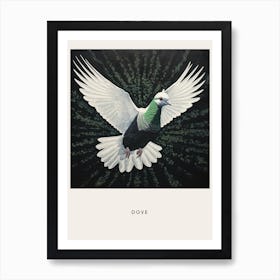 Ohara Koson Inspired Bird Painting Dove 4 Poster Art Print