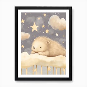 Sleeping Polar Bear 4 Póster