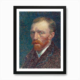 Van Gogh - Self Portrait 3 Art Print