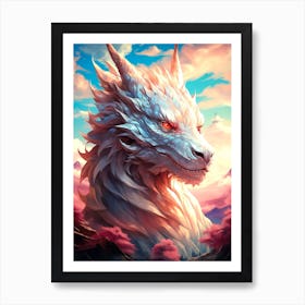 Dragon Head Art Print