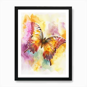 Butterfly Pastel Watercolour 4 Affiche