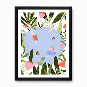 Swimming Pool Art Print