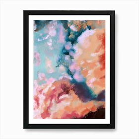 Magical Cloud Oil Painting Art Print