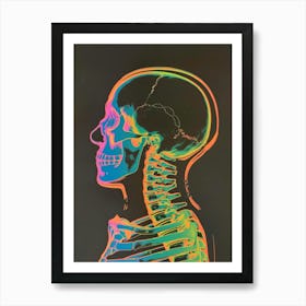 X-Ray Skull Poster