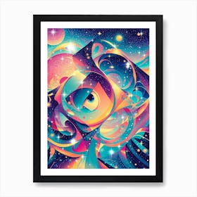 Psychedelic Art 50 Art Print