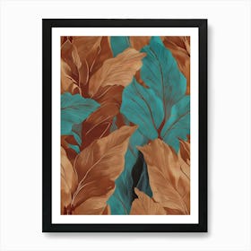 Tropical Leaves 35 Art Print