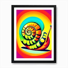 Ramshorn Snail  Pop Art Art Print
