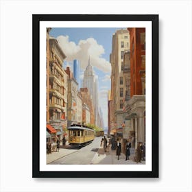 New York City Street Scene 3 Art Print