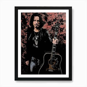 Chris Cornell audioslave band music 2 Art Print