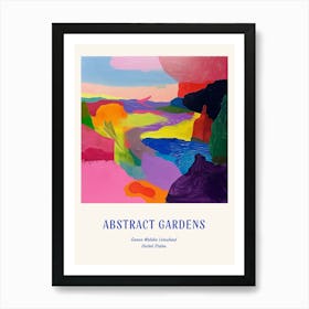 Colourful Gardens Ganna Walska Lotusland Usa Blue Poster Art Print