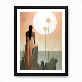 Tribal Harmony, Boho Art Style Art Print