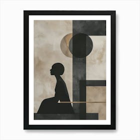 'Sitting Woman' Art Print