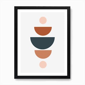 Boho Shapes Art Print