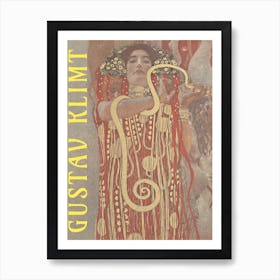 Hygieia, Gustav Klimt Art Print