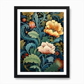 Floral Wallpaper 24 Art Print