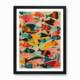 Many Fishes Art Print