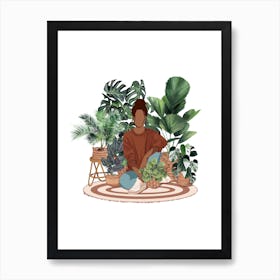 Jenna The Plant Mom Art Print