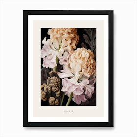 Flower Illustration Hyacinth 1 Poster Art Print