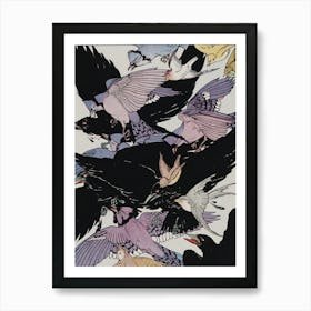 Crows Art Print